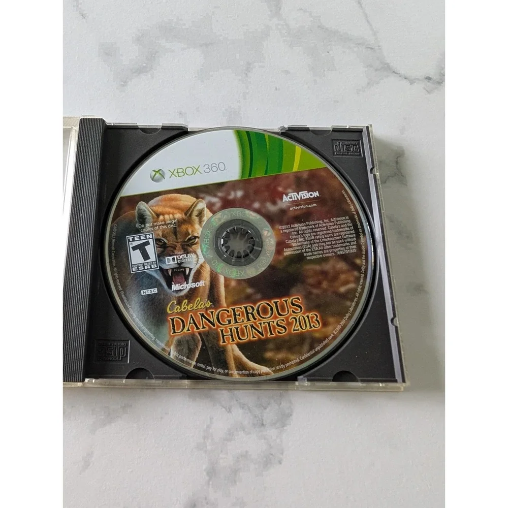 Cabela's Dangerous Hunts 2013 Microsoft Xbox 360 Disc ONLY